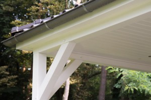 Sind die Dachkästen und Außenüberdachungen ordnungsgemäß gestrichen?